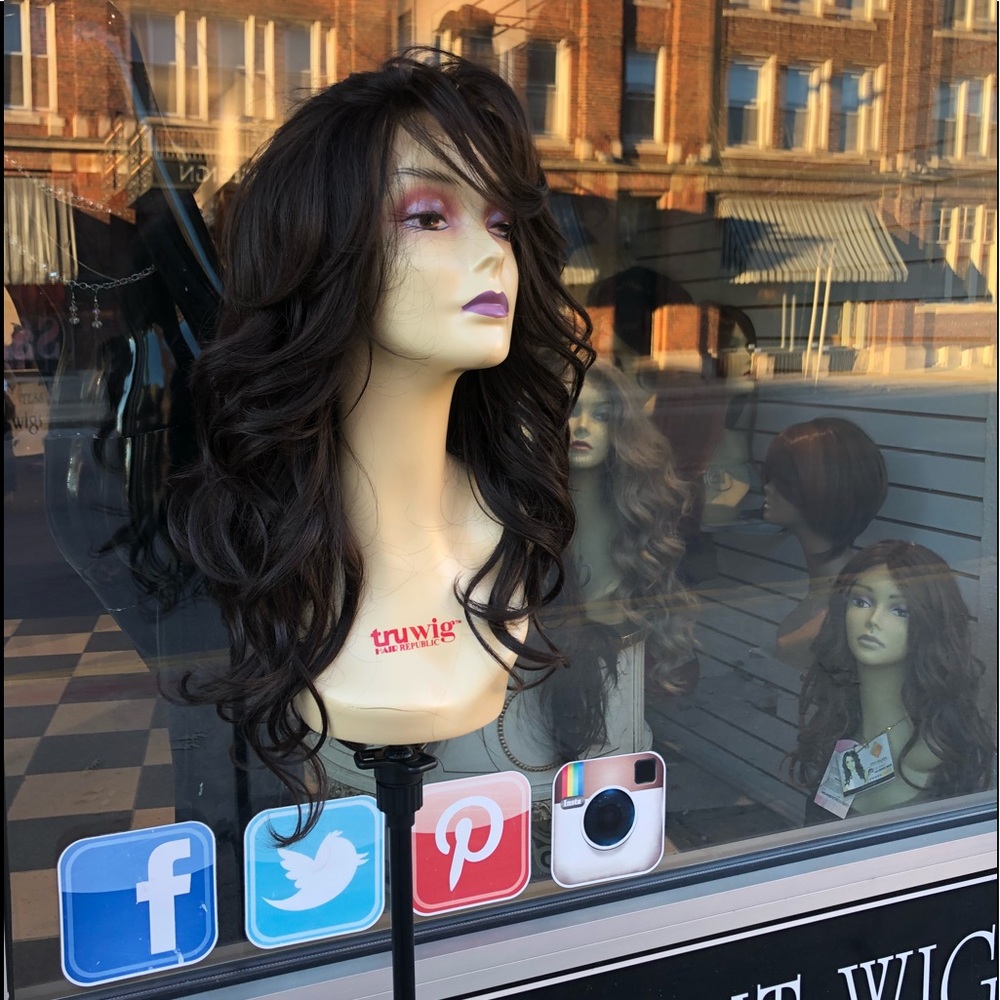 Wig brown long curly Lacefront Wig 2020 - Picture 1 of 9